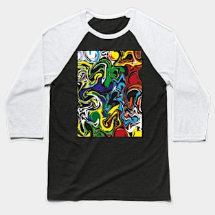 abstractium color by chakibium Baseball T-Shirt